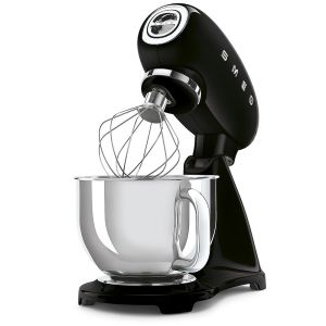 Mixer cu bol SMEG 50's Style, Negru