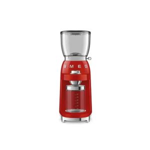 Rasnita de cafea SMEG 50's Style CGF01RDEU, Rosu