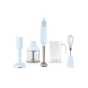 Blender SMEG Hand Blender cu accesorii, Albastru