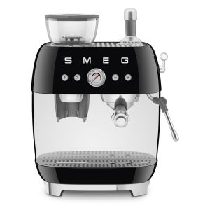 Espressor manual SMEG cu rasnita integrata 50's Style, Negru