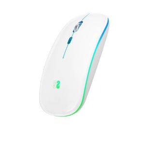Mouse Subblim Led Dual Flat  1600 Dpi White
