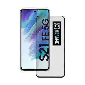 Folie de protectie telefon din sticla OBAL:ME, 5D pentru Samsung Galaxy S21 FE 5G, Negru 