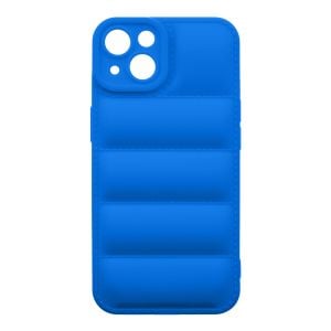 Husa de protectie telefon Puffy OBAL:ME pentru Apple iPhone 13, Poliuretan, Albastru