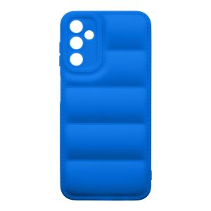Husa de protectie telefon Puffy OBAL:ME pentru Samsung Galaxy A14 4G, Poliuretan, Albastru