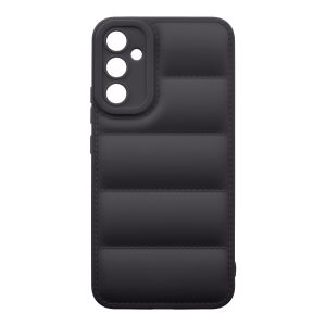 Husa de protectie telefon Puffy OBAL:ME pentru Samsung Galaxy A34 5G, Poliuretan, Negru