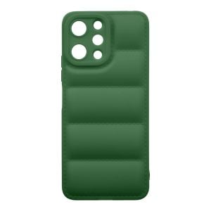 Husa de protectie telefon Puffy OBAL:ME pentru Xiaomi Redmi 12, Poliuretan, Verde Inchis