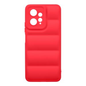 Husa de protectie telefon Puffy OBAL:ME pentru Xiaomi Redmi Note 12 4G, Poliuretan, Rosu