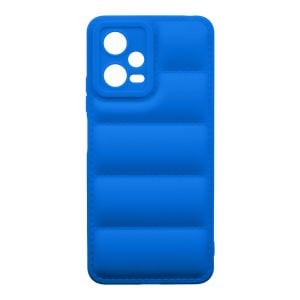 Husa de protectie telefon Puffy OBAL:ME pentru Xiaomi Redmi Note 12 5G, Poliuretan, Albastru