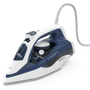 Fier de calcat Tesla IR301BL, 2600W, talpa ceramicarezervor 400 ml, 25g/min, cablu 1.9 m, Albastru