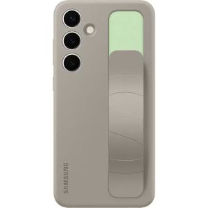  Husa telefon Samsung pentru Galaxy S24 Plus, Standing Grip Case, Maro