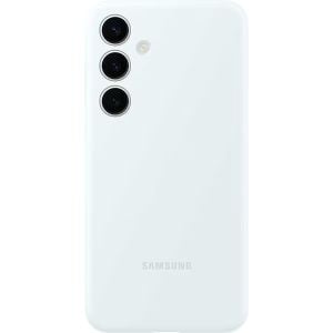 Husa telefon Samsung pentru Galaxy S24 Plus, Silicone Case, Alb