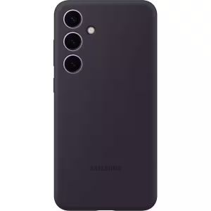 Husa telefon Samsung pentru Galaxy S24 Plus, Silicone Case, Violet inchis