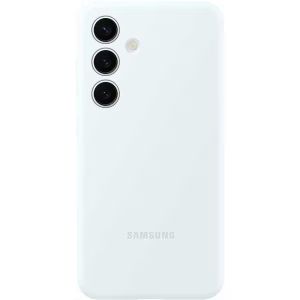 Husa telefon Samsung pentru Galaxy S24, Silicone Case, Alb