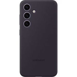 Husa telefon Samsung pentru Galaxy S24, Silicone Case, Violet inchis