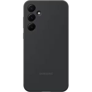 Husa telefon Samsung pentru Galaxy A55 5G, Silicone Case, Negru
