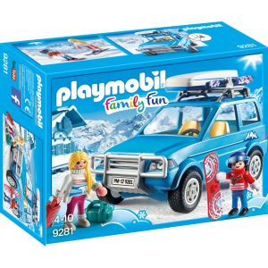 Jucarie Playmobil Family Fun, Schiori si masina de teren 9281