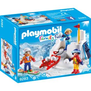 Jucarie Playmobil Family Fun, Bataie cu zapada 9283