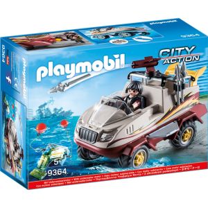 Jucarie Playmobil City Action, Camion amfibiu 9364