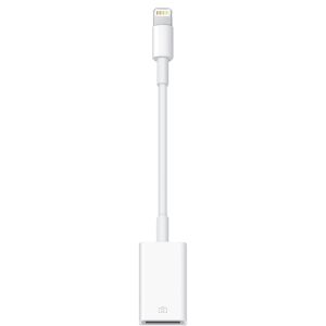 Adaptor Apple Lightning-USB Camera, md821zm/a, Alb