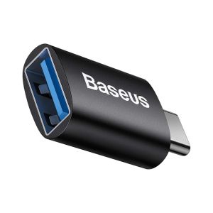 Adaptor Baseus ZJJQ000001, USB Type-C la USB-A 3.2, Negru