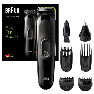 Aparat de tuns multifunctional Braun MGK3220 Wet&Dry, Negru