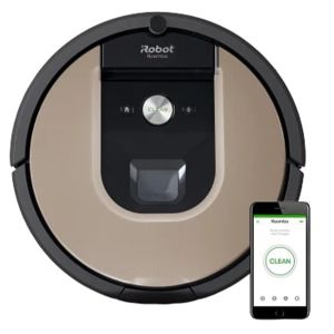 Aspirator robot iRobot Roomba 976, Wi-Fi, Compatibil cu mopul cu tehnologie Imprint Link, Negru