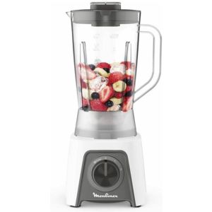 Blender MOULINEX BLENDEO+ LM2C01, 450 W, Capacitate 50.7 oz, Otel inoxidabil,  Gri