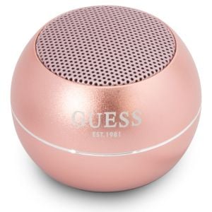 Boxa portabila Guess Mini Bluetooth Speaker, 3W, Autonomie 4 ore, Roz 