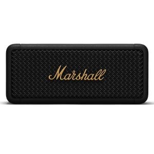 Boxa portabila Marshall Emberton, Bluetooth, Rezistenta la apa, Black & Brass, Negru