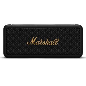 Boxa portabila Marshall Emberton, Bluetooth, Rezistenta la apa, Black & Brass, Negru