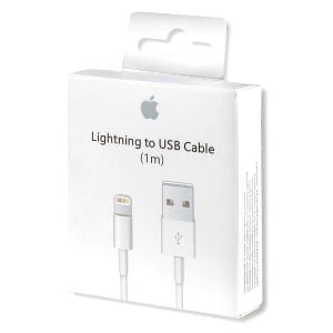 Cablu de date Apple Lightning - USB, 1m, Alb