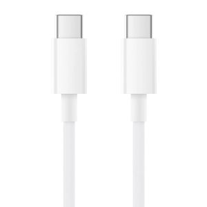 Cablu de date Xiaomi Mi USB Type-C la Type-C, Alb