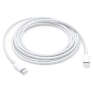 Cablu de date Apple Type-C la Type-C pentru MacBook Pro/Air, 2M lungime, MLL82ZM/A, Alb