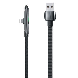 Cablu incarcare rapida WK Design, USB-Lightning, 6A, 1m, Negru