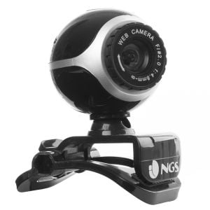 Camera web NGS Xpresscam 300, 8 Mpx, Microfon incorporat, USB, Negru