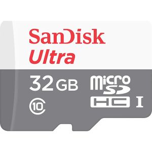 Card de memorie SanDisk Ultra, 32GB, Alb/Gri
