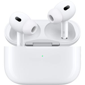 Casti In-Ear Apple AirPods Pro 2, True Wireless, Bluetooth, Microfon, Noise Cancelling, Carcasa MagSafe, Alb