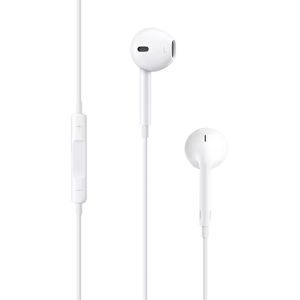 Casti In-Ear Apple cu fir, Microfon, Conector Jack 3.5mm, alb
