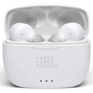 Casti In-Ear JBL TUNE 215TWS, Bluetooth, Microfon, Pure Bass, True Wireless, Alb
