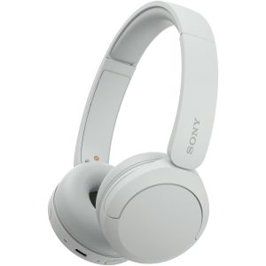 Casti On-Ear Sony WH-CH520B, Wireless, Bluetooth, Microfon, Multipoint connection, Quick Charge, Autonomie 50 ore, Alb