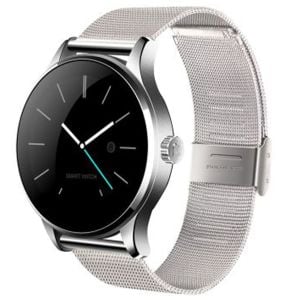 Ceas Smartwatch K88H, Touchscreen, Bluetooth, Argintiu