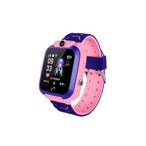 Ceas Smartwatch pentru copii Q12, Touchscreen, Rezistent la apa, navigare GPS, localizare, Roz