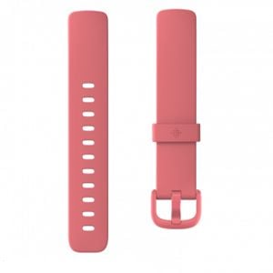 Curea Bratara Smartband Fitbit, pentru Fitbit Inspire 2C, Large, Silicon, Desert Rose