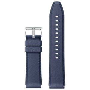 Curea pentru Ceas Smartwatch, din piele, Compatibila cu Xiaomi Watch S1, Bleumarin
