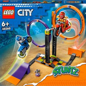 LEGO® City: Provocarea de cascadorii cu rotiri 60360, 117 piese, Multicolor
