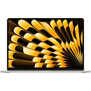 Laptop Apple MacBook Air 15" cu procesor Apple M2, 8 nuclee CPU si 10 nuclee GPU, 8GB, 512GB SSD, INT KB, Starlight