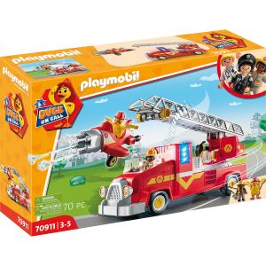Jucarie Playmobil Duck On Call, Camion de pompieri, 70911, Multicolor
