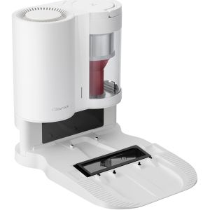 Aspirator robot Roborock Onyx, Statie inteligenta de golire automata, Compatibila cu Roborock S7, Cu sac antibacterial si filtru HEPA, Alb