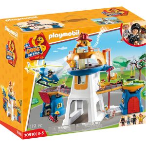 Jucarie Playmobil Duck On Call, Sediul eroilor, 70910, Multicolor