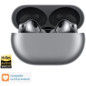 Casti In-Ear Bluetooth Huawei Freebuds Pro 2, Noise Cancelling, Argintiu